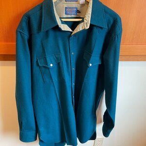 Pendleton wool shirt EUC with snaps